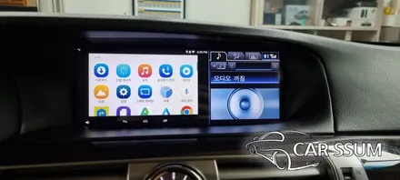 렉서스 LS600h 순정 모니터 고장난김에 안드로이드 카블릿 만들기! M2C 매립, 터치판넬 이식 튜닝 (광주 전주 대전 튜닝샵 카썸)