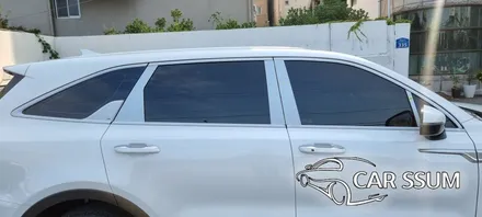 광주 쏘렌토 튜닝, 이비오스 슈젠 CX90 썬팅, 틴팅, PPF 생활기스보호, 순정 샤크안테나 교체 시공 후기 (대전 전주 광주)