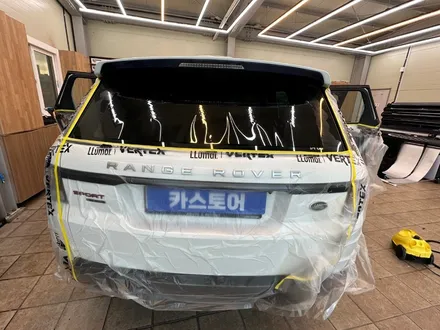 동해썬팅 레인지로버 스포츠 버텍스900.700조합 재썬팅 시공작업 / 강원 동해시
