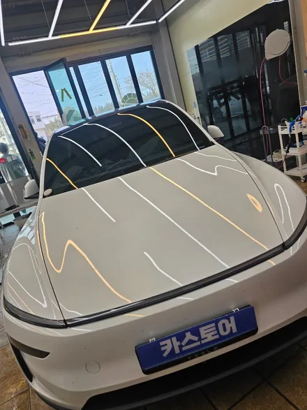 강원도 테슬라 썬팅 .버텍스900 동해 신차패키지.  모델Y 주니퍼 .PPF 까지 리얼 후기 / 강원 동해시