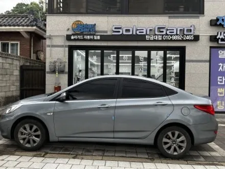 [충주 자동차이야기] 엑센트 레이노 모노카본 썬팅 전체 재시공 / 충북 충주