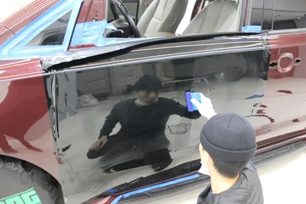 평택 빛 바랜 카니발 고광택필름 피아노블랙 전체 랩핑 으로 심폐소생하기 / 화성 동학산1길