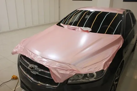 천안랩핑 펄 베이비핑크로 말리부 전체랩핑 했더니 여심취향저격에 딱! / 화성 동학산1길