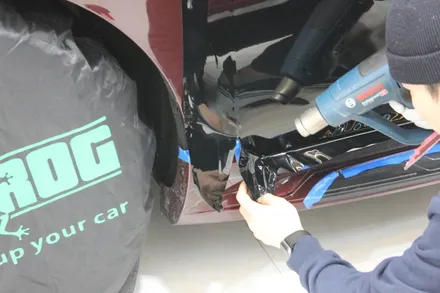 평택 빛 바랜 카니발 고광택필름 피아노블랙 전체 랩핑 으로 심폐소생하기 / 화성 동학산1길