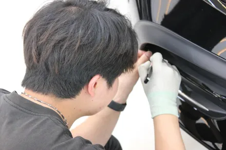 용인랩핑 벤츠GLB 고급스러움을 주고싶다면 고광택필름으로 크롬딜리트 / 화성 동학산1길