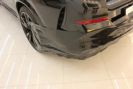 X6 부분랩핑 / 올블랙! 도색이 부담스럽다면 고광택 블랙 랩핑지로 도색처럼! / 화성 동탄 동학산1길