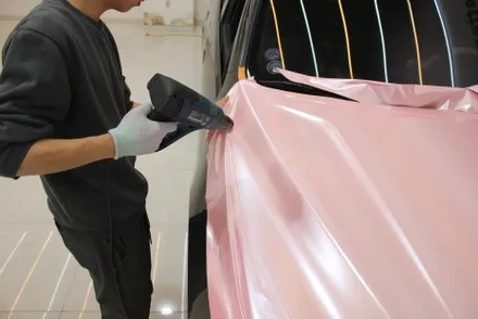 천안랩핑 펄 베이비핑크로 말리부 전체랩핑 했더니 여심취향저격에 딱! / 화성 동학산1길