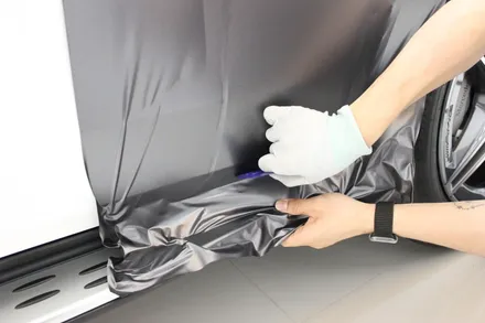 수원랩핑 신차 출고시 마음에 드는 색상이 없다면? GLC 사틴다크그레이 전체래핑 / 화성 동학산1길