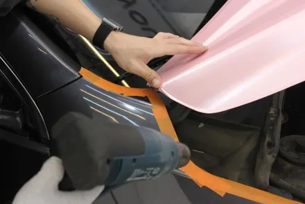 천안랩핑 펄 베이비핑크로 말리부 전체랩핑 했더니 여심취향저격에 딱! / 화성 동학산1길