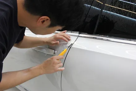 안산PPF 문콕 스트레스 해결방법? S90 주차장패키지 도어PPF 시공 / 화성 동학산1길