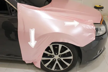 천안랩핑 펄 베이비핑크로 말리부 전체랩핑 했더니 여심취향저격에 딱! / 화성 동학산1길