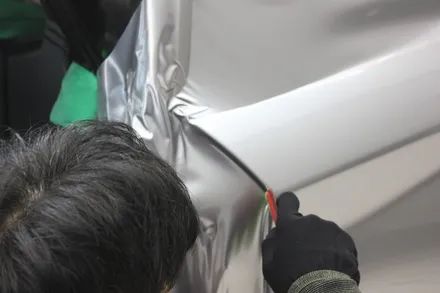 용인랩핑 M2 cs GT실버와 99% 흡사한 비닐프로그 리퀴드크롬 전체랩핑 / 화성 동학산1길