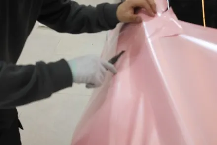 천안랩핑 펄 베이비핑크로 말리부 전체랩핑 했더니 여심취향저격에 딱! / 화성 동학산1길