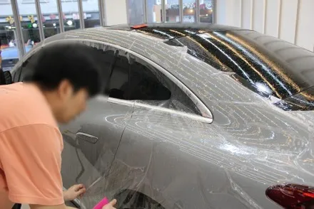 용인PPF 벤츠 EQE 탈거없는 자동재단과 손재단의 교차시공 / 화성 동학산1길