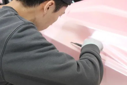 천안랩핑 펄 베이비핑크로 말리부 전체랩핑 했더니 여심취향저격에 딱! / 화성 동학산1길