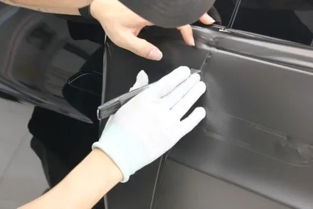 수원랩핑 랩핑빨 좋은 테슬라 모델X 사틴다크바솔트로 전체래핑 / 화성 동학산1길
