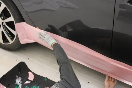 천안랩핑 펄 베이비핑크로 말리부 전체랩핑 했더니 여심취향저격에 딱! / 화성 동학산1길