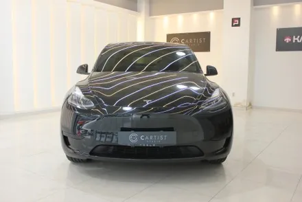 용인랩핑 모델Y 반광인 사틴보다 더 다크한 매트블랙으로 랩핑한다면? / 화성 동학산1길