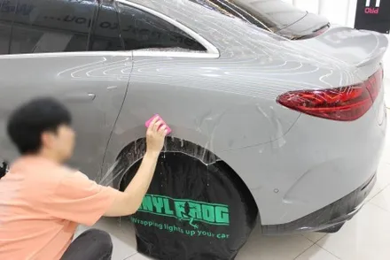 용인PPF 벤츠 EQE 탈거없는 자동재단과 손재단의 교차시공 / 화성 동학산1길