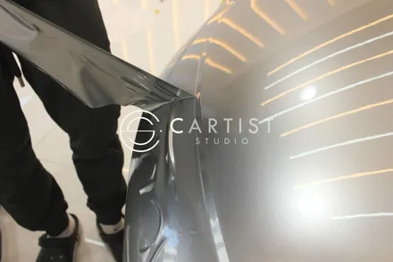 안양랩핑 모델3 도장같은 고광택필름 GT실버로 전체래핑 해봤어요 / 화성 동학산1길