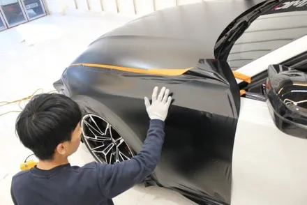 m3 랩핑 / BMW의 선을 살려주는 컬러는 아무래도 사틴블랙 랩핑이 최고! / 화성 동탄 동학산1길