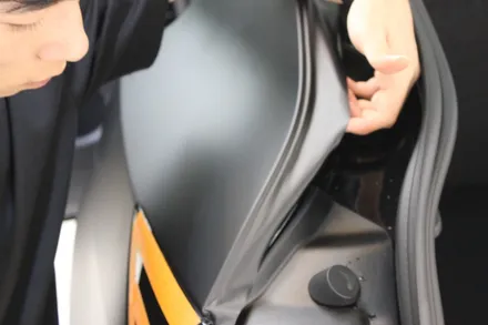 용인랩핑 모델Y 반광인 사틴보다 더 다크한 매트블랙으로 랩핑한다면? / 화성 동학산1길