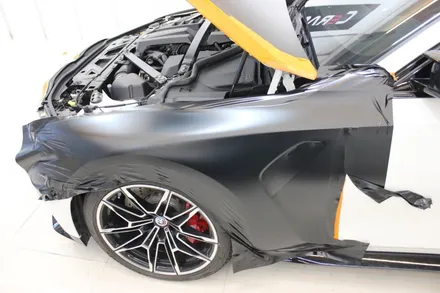 m3 랩핑 / BMW의 선을 살려주는 컬러는 아무래도 사틴블랙 랩핑이 최고! / 화성 동탄 동학산1길