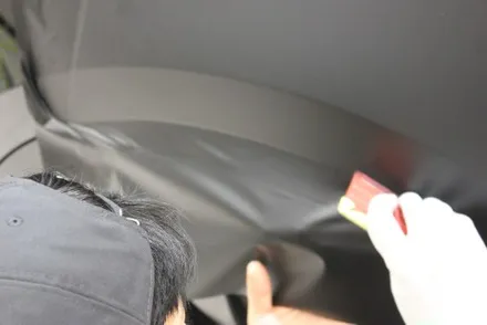 용인랩핑 모델Y 반광인 사틴보다 더 다크한 매트블랙으로 랩핑한다면? / 화성 동학산1길