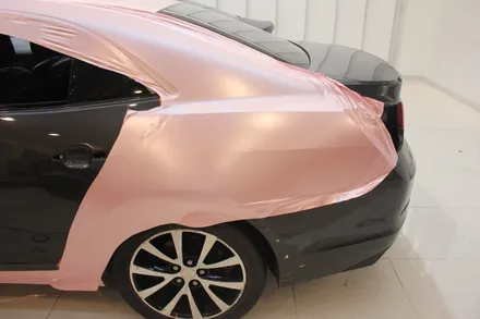 천안랩핑 펄 베이비핑크로 말리부 전체랩핑 했더니 여심취향저격에 딱! / 화성 동학산1길