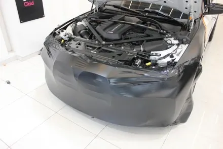 m3 랩핑 / BMW의 선을 살려주는 컬러는 아무래도 사틴블랙 랩핑이 최고! / 화성 동탄 동학산1길