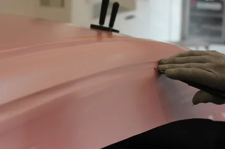 천안랩핑 펄 베이비핑크로 말리부 전체랩핑 했더니 여심취향저격에 딱! / 화성 동학산1길