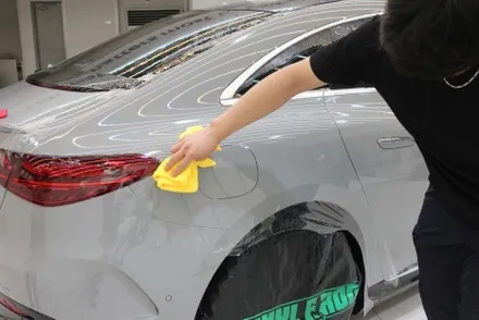 용인PPF 벤츠 EQE 탈거없는 자동재단과 손재단의 교차시공 / 화성 동학산1길