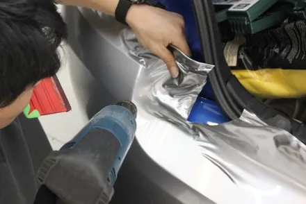 용인랩핑 M2 cs GT실버와 99% 흡사한 비닐프로그 리퀴드크롬 전체랩핑 / 화성 동학산1길