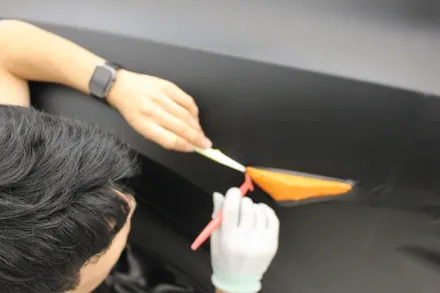 용인랩핑 모델Y 반광인 사틴보다 더 다크한 매트블랙으로 랩핑한다면? / 화성 동학산1길