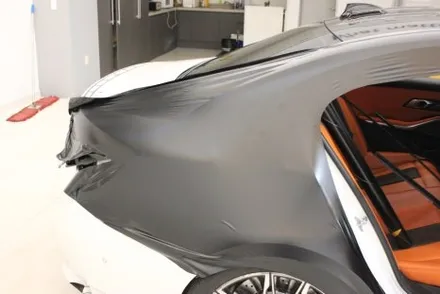 m3 랩핑 / BMW의 선을 살려주는 컬러는 아무래도 사틴블랙 랩핑이 최고! / 화성 동탄 동학산1길