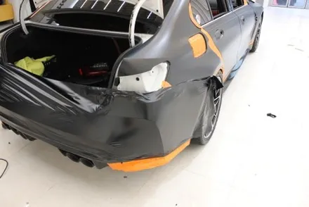 m3 랩핑 / BMW의 선을 살려주는 컬러는 아무래도 사틴블랙 랩핑이 최고! / 화성 동탄 동학산1길