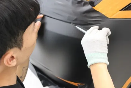 용인랩핑 모델Y 반광인 사틴보다 더 다크한 매트블랙으로 랩핑한다면? / 화성 동학산1길