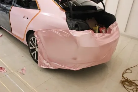 천안랩핑 펄 베이비핑크로 말리부 전체랩핑 했더니 여심취향저격에 딱! / 화성 동학산1길