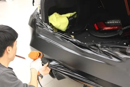 m3 랩핑 / BMW의 선을 살려주는 컬러는 아무래도 사틴블랙 랩핑이 최고! / 화성 동탄 동학산1길