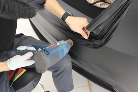 용인랩핑 모델Y 반광인 사틴보다 더 다크한 매트블랙으로 랩핑한다면? / 화성 동학산1길