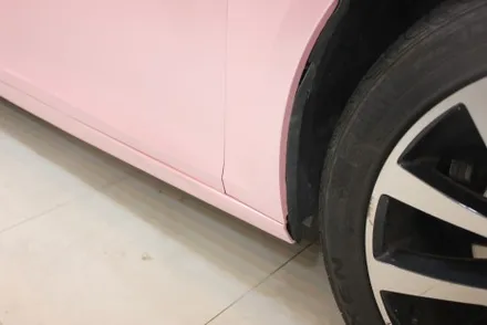 천안랩핑 펄 베이비핑크로 말리부 전체랩핑 했더니 여심취향저격에 딱! / 화성 동학산1길