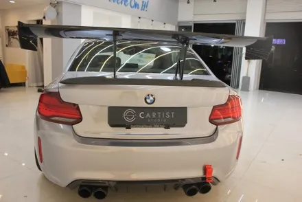 용인랩핑 M2 cs GT실버와 99% 흡사한 비닐프로그 리퀴드크롬 전체랩핑 / 화성 동학산1길