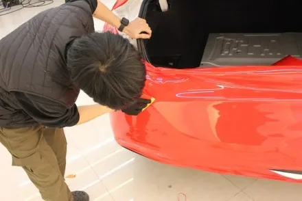 동탄 랩핑 / 8시리즈 페라리레드 전체랩핑과 전체 크롬죽이기로 M8 만들기 / 화성 동탄 동학산1길