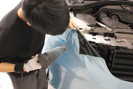 GV80 전체 랩핑 / 메탈릭 프로즌 블루로 세상에 단한대뿐인 오너님만의 차량 만들어 드렸습니다. / 화성 동탄 동학산1길