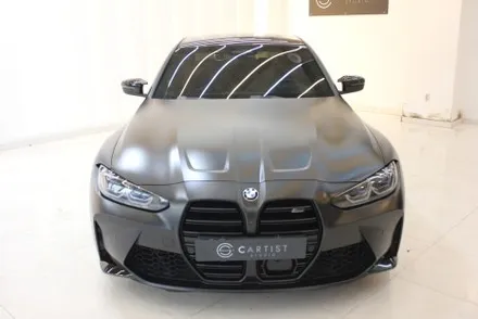 m3 랩핑 / BMW의 선을 살려주는 컬러는 아무래도 사틴블랙 랩핑이 최고! / 화성 동탄 동학산1길