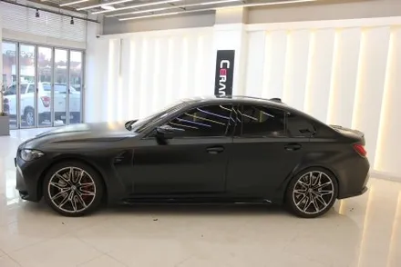 m3 랩핑 / BMW의 선을 살려주는 컬러는 아무래도 사틴블랙 랩핑이 최고! / 화성 동탄 동학산1길