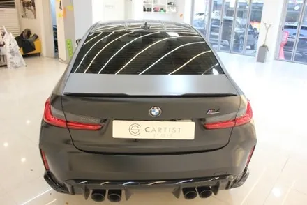 m3 랩핑 / BMW의 선을 살려주는 컬러는 아무래도 사틴블랙 랩핑이 최고! / 화성 동탄 동학산1길