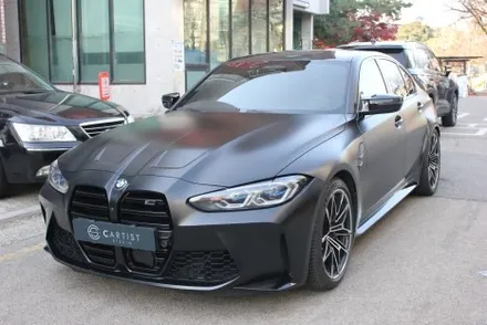 m3 랩핑 / BMW의 선을 살려주는 컬러는 아무래도 사틴블랙 랩핑이 최고! / 화성 동탄 동학산1길