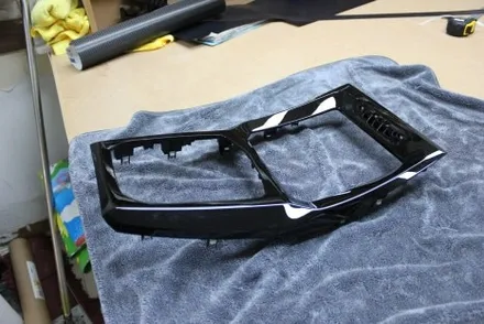 x4 실내랩핑 /하이글로시 생활기스가 스트레스 받는다면 멋드러지게 카본 랩핑 어떠세요? / 화성 동탄 동학산1길
