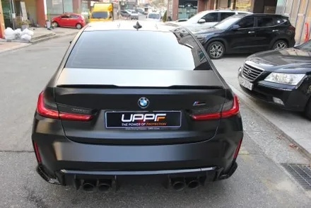 m3 랩핑 / BMW의 선을 살려주는 컬러는 아무래도 사틴블랙 랩핑이 최고! / 화성 동탄 동학산1길
